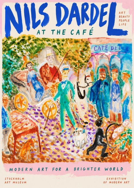 Nils Dardel A Scene from Paris No6 - Poszter
