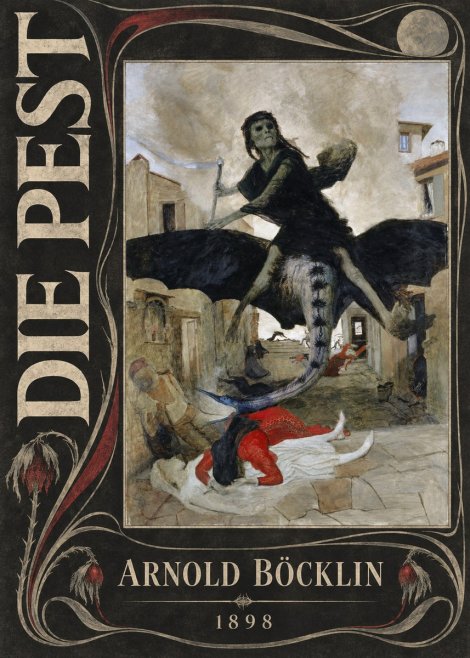 Arnold Böcklin Die Pest I No5 - Poszter