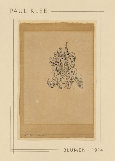 Paul Klee Blumen I No2 - Poszter