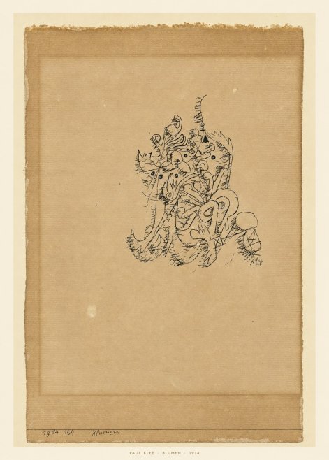 Paul Klee Blumen I No6 - Poszter
