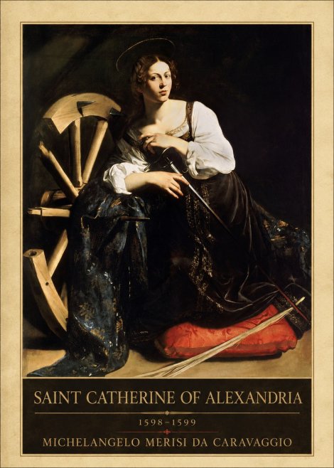 Michelangelo Merisi da Caravaggio Saint Catherine of Alexandria I No1 - Poszter