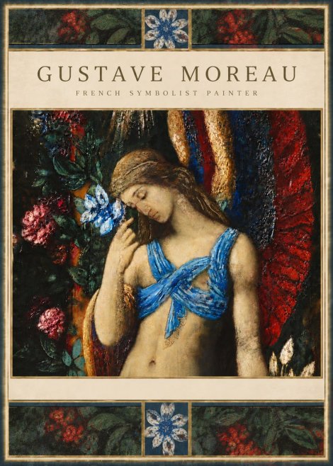 Gustave Moreau The Angel of Death No6 - Poszter