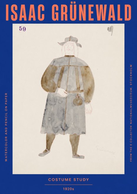 Isaac Grünewald Costume Study I No2 - Poszter