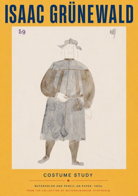 Isaac Grünewald Costume Study I No4 - Poszter