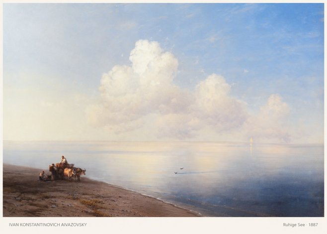 Ivan Konstantinovich Aivazovsky Ruhige See No5 - Poszter