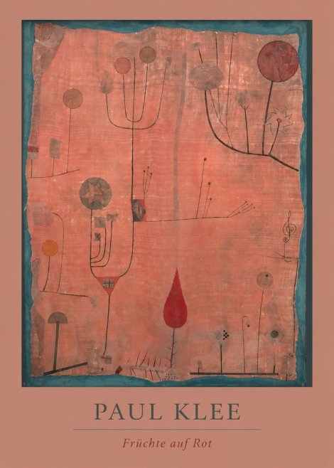 Paul Klee Früchte Auf Rot No4 - Poszter