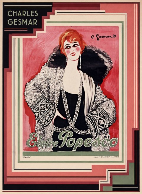 Charles Gesmar Elvire Popesco I No3 - Poszter