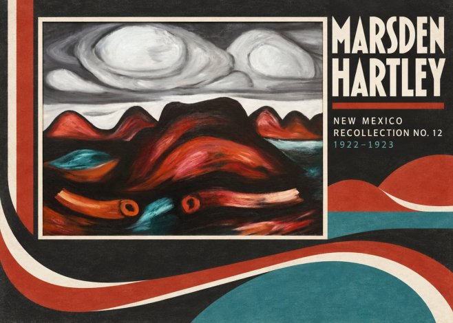 Marsden Hartley New Mexico Recollection No. 12 No2 - Poszter