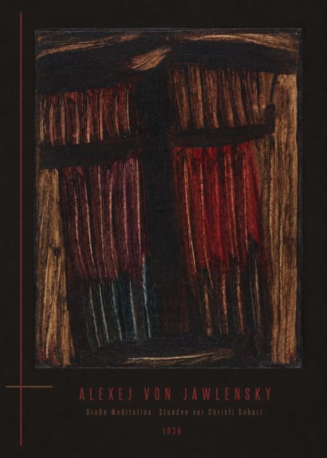 Alexej von Jawlensky Große Meditation: Stunden Vor Christi Geburt No4 - Poszter