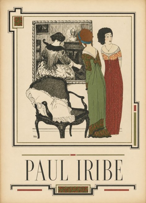 Paul Iribe Elegant Interior Scene No2 - Poszter