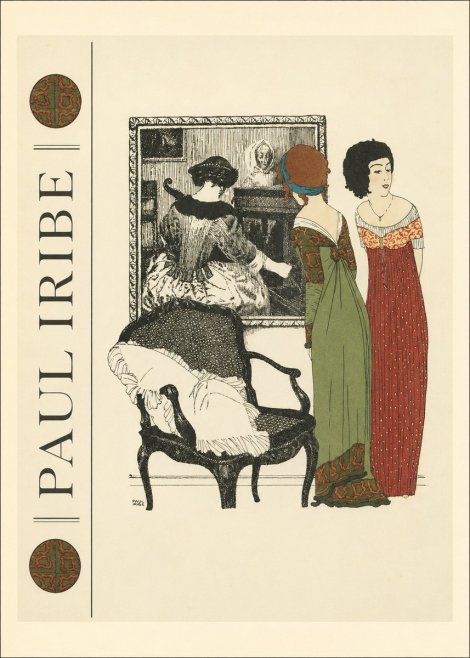 Paul Iribe Elegant Interior Scene No3 - Poszter