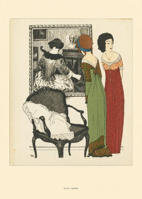 Paul Iribe Elegant Interior Scene No6 - Poszter