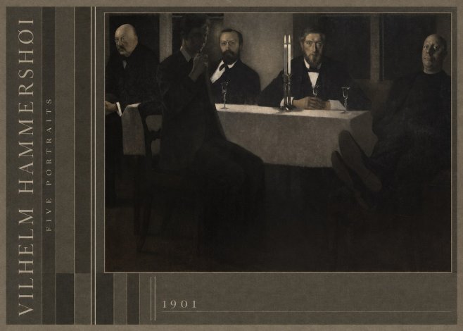 Vilhelm Hammershøi Five Portraits I No3 - Poszter
