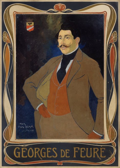 Georges de Feure Portrait De Paul Adam No2 - Poszter