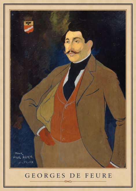 Georges de Feure Portrait De Paul Adam No4 - Poszter