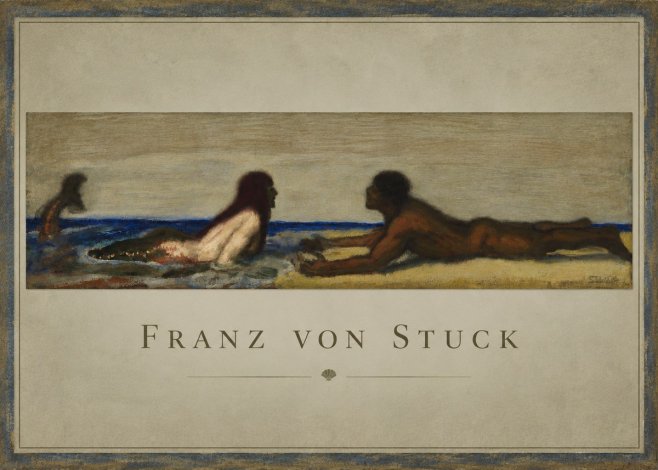 Franz von Stuck Mermaids No3 - Poszter