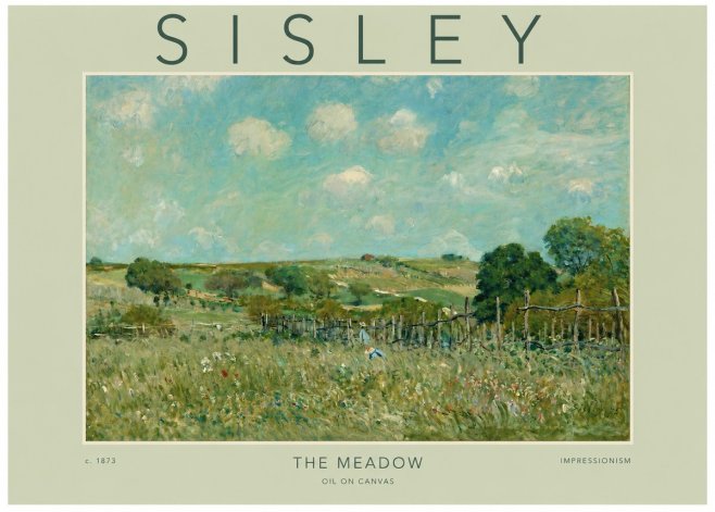 Sisley The Meadow No2 - Poszter