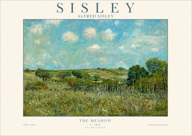Sisley The Meadow No3 - Poszter