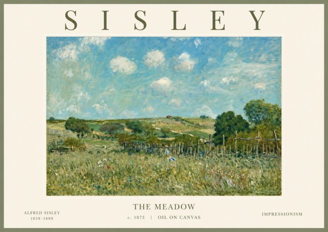 Sisley The Meadow No5 - Poszter