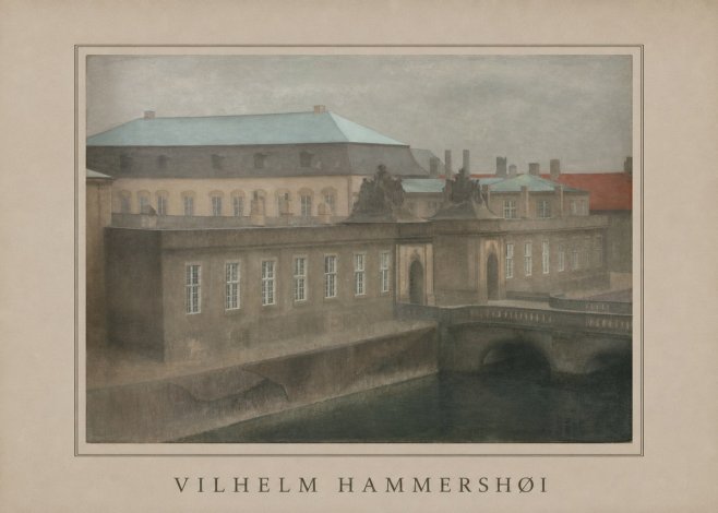 Vilhelm Hammershøi The Old Christiansborg, Late Autumn No6 - Poszter