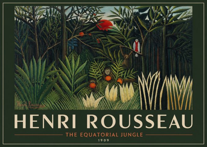Rousseau The Equatorial Jungle I No2 - Poszter