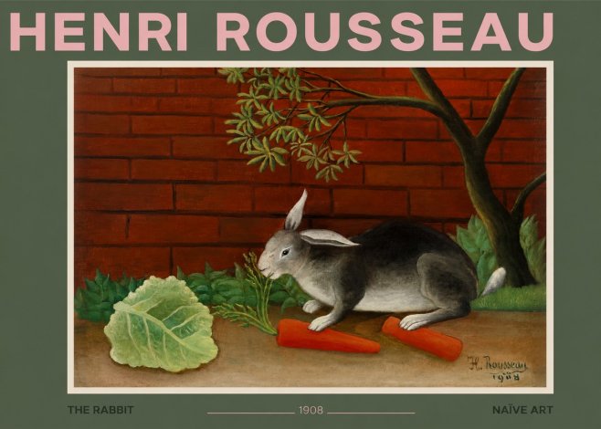 Rousseau The Rabbit No2 - Poszter