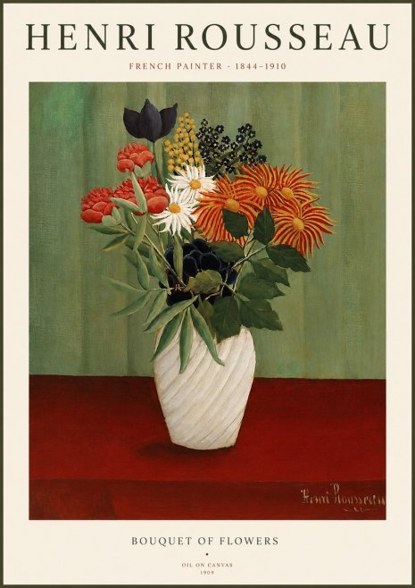 Rousseau Bouquet of Flowers No1 - Poszter
