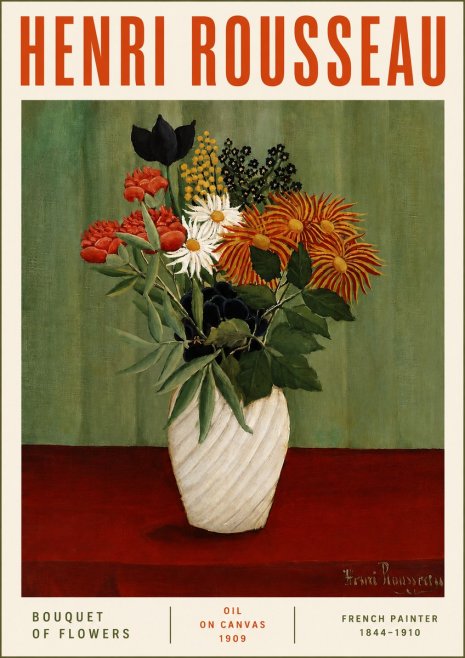 Rousseau Bouquet of Flowers No4 - Poszter