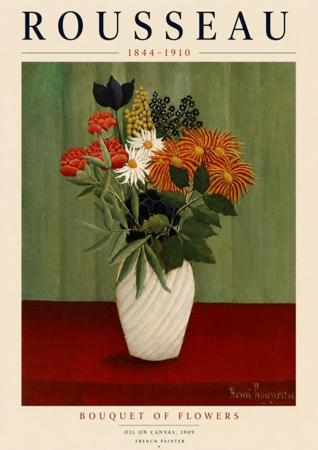 Rousseau Bouquet of Flowers No5 - Poszter