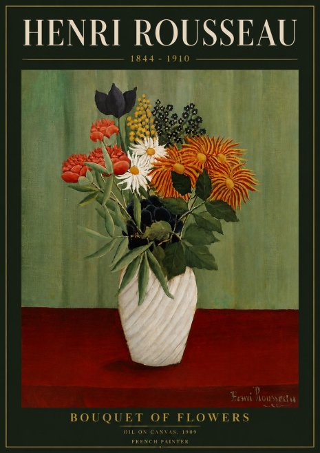 Rousseau Bouquet of Flowers No6 - Poszter