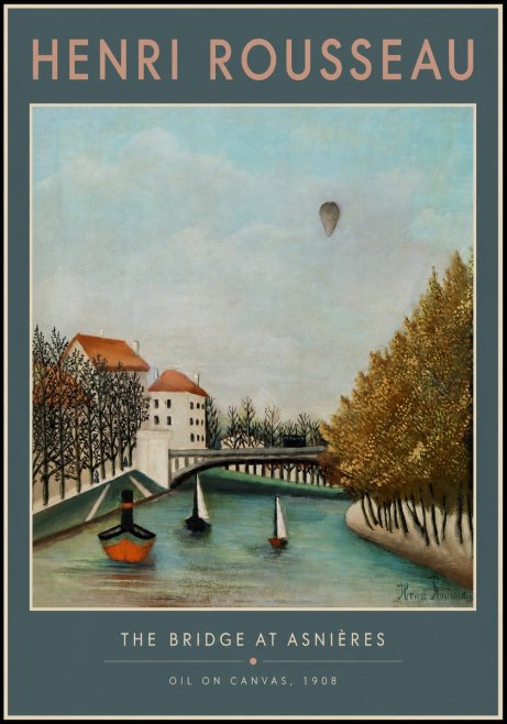 Rousseau The Bridge at Sevres No2 - Poszter