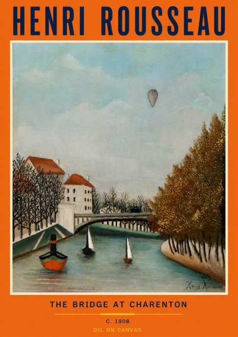 Rousseau The Bridge at Sevres No4 - Poszter