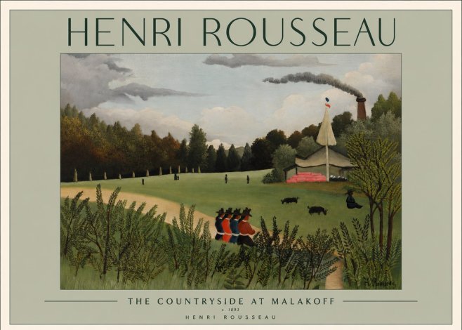 Rousseau The Footpath No2 - Poszter
