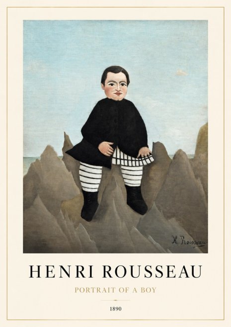 Rousseau Portrait of a Boy No1 - Poszter