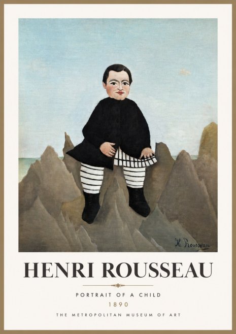 Rousseau Portrait of a Boy No3 - Poszter