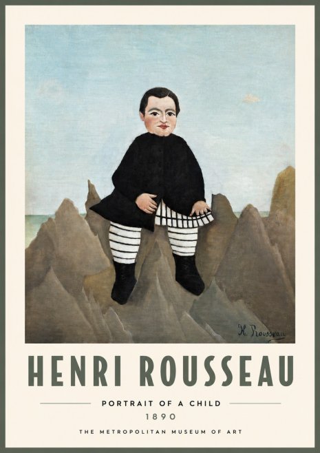 Rousseau Portrait of a Boy No4 - Poszter