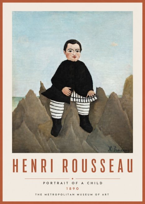 Rousseau Portrait of a Boy No5 - Poszter