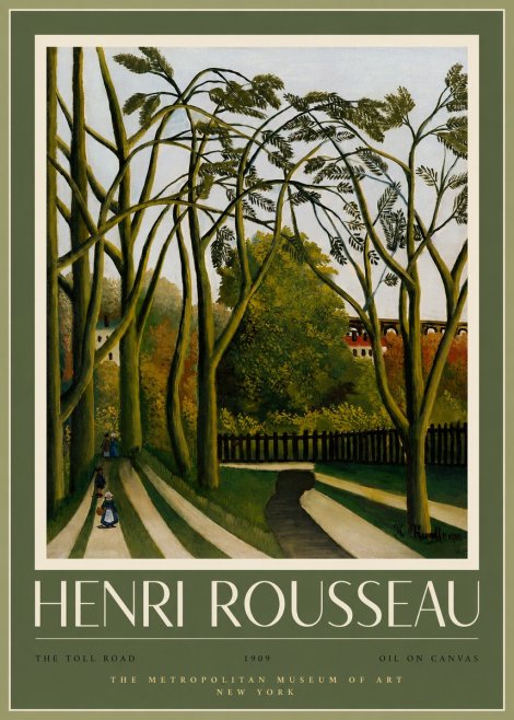 Rousseau The Toll Road No2 - Poszter