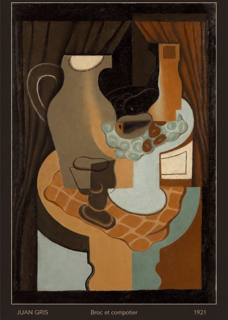 Juan Gris Broc Et Compotier No6 - Poszter