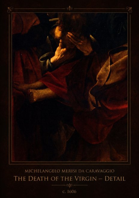 Michelangelo Merisi da Caravaggio The Death of the Virgin – Detail No1 - Poszter