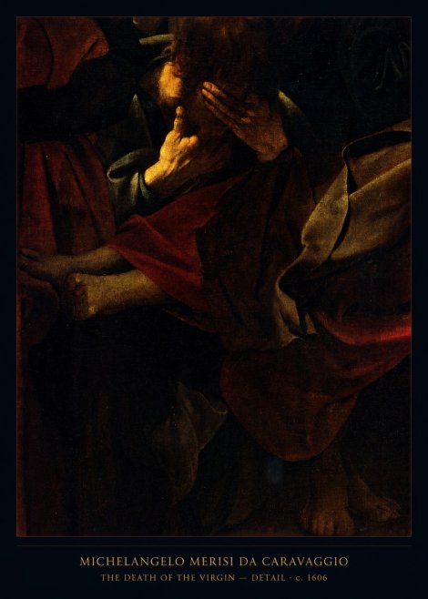 Michelangelo Merisi da Caravaggio The Death of the Virgin – Detail No6 - Poszter