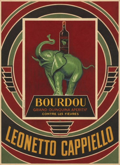Leonetto Cappiello Bourdou No4 - Poszter