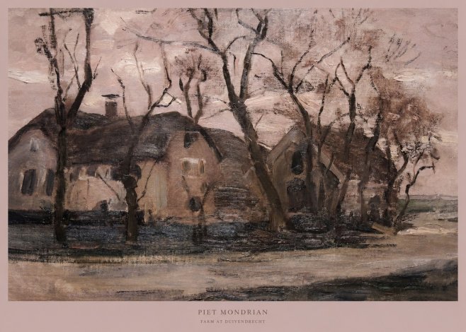 Piet Mondrian Farm at Duivendrecht No5 - Poszter