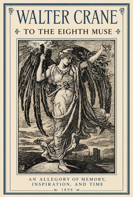 Walter Crane To the Eighth Muse No3 - Poszter