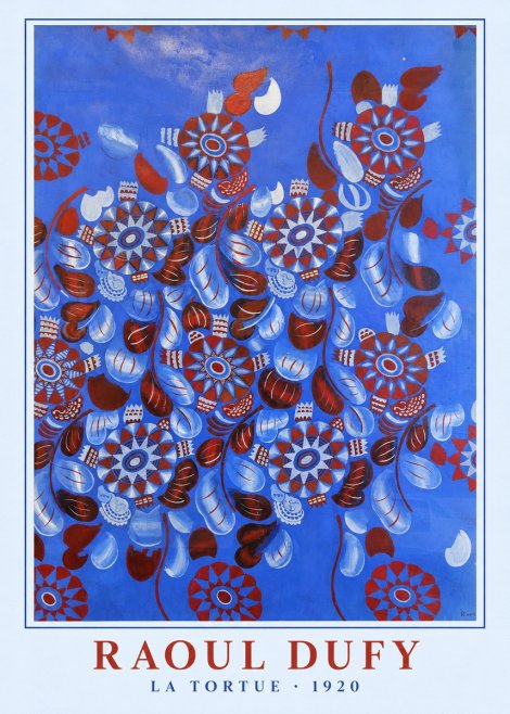 Raoul Dufy La Tortue No2 - Poszter