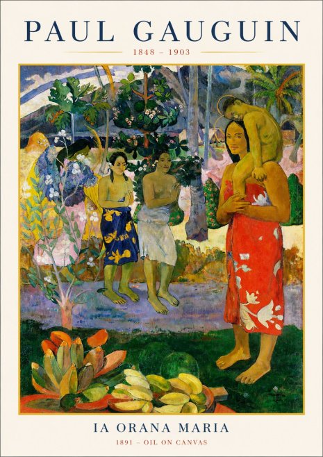 Paul Gauguin Ia Orana Maria No1 - Poszter