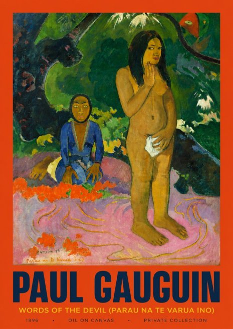 Paul Gauguin Words of the Devil No2 - Poszter