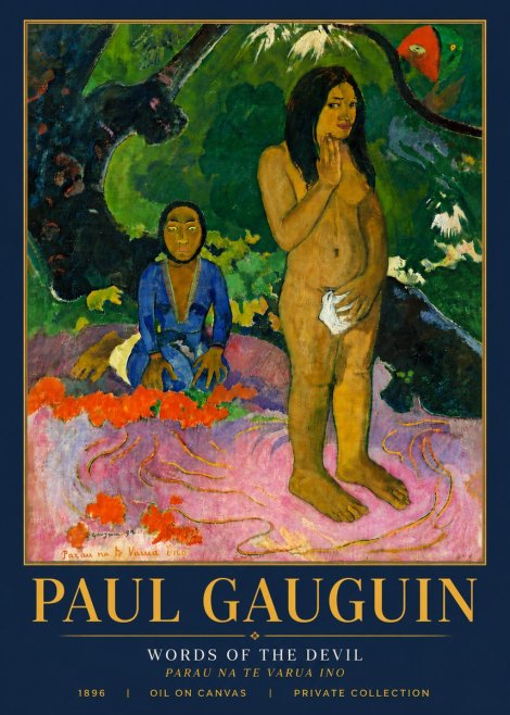 Paul Gauguin Words of the Devil No6 - Poszter