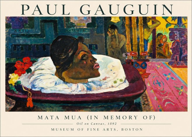 Paul Gauguin Mata Mua (in Memory Of) No3 - Poszter