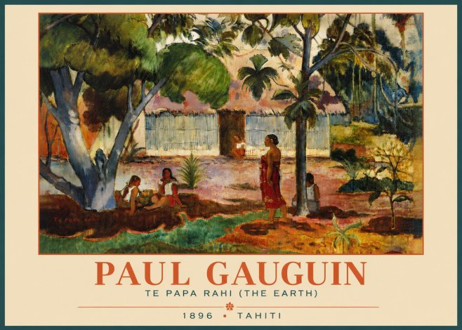 Paul Gauguin Te Papa Rahi (the Earth) No6 - Poszter